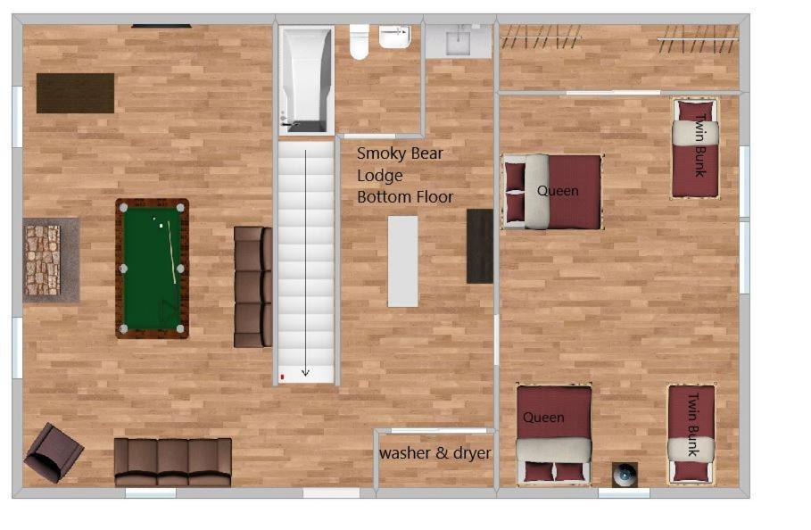 Smoky Bear Lodge With Guest House, Hot Tub, 1089 Free Tickets Each Paid Day, Dollywood And More Sevierville Zewnętrze zdjęcie